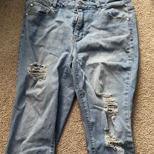 D. Jeans size 12 ripped jeans